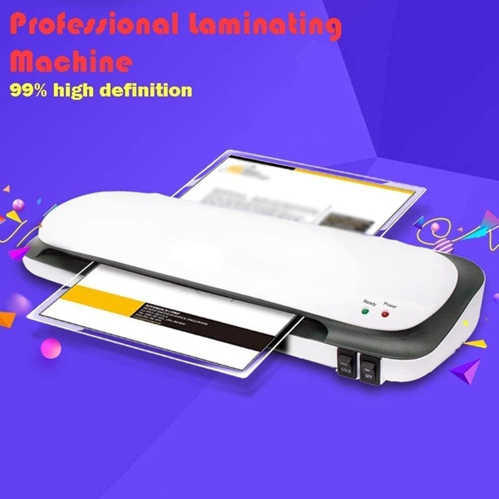 Plastificatrice A4, Riscaldamento rapido e Senza s Macchina plastificatrice Termica Velocit脿 250 mm/min con Riscaldamento rapido di 3 Minuti per