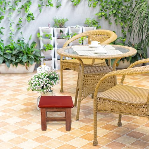 Tabouret en bois massif compact pour optimiser les petits espaces