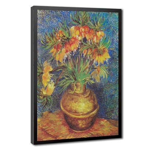 Décoration murale Van Gogh 40,6 x 61 cm : toile giclée durable avec cadre inclus