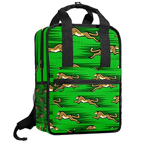 Sac à dos bleu garçons motif flamant rose pour l'école et les sorties