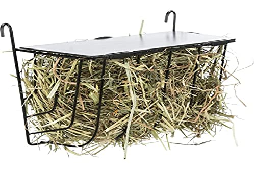 Trixie Heuraufe zum Einhängen mit Deckel, Schwarz – Miniatur