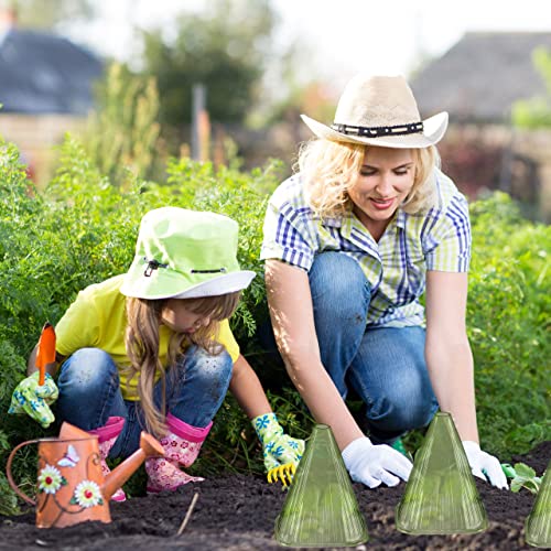 Relaxdays, Groene plantenhoed in 24-delige set, plantenhulp, plantenbescherming tegen vorst, slakken en vogels, PVC… - Image 6