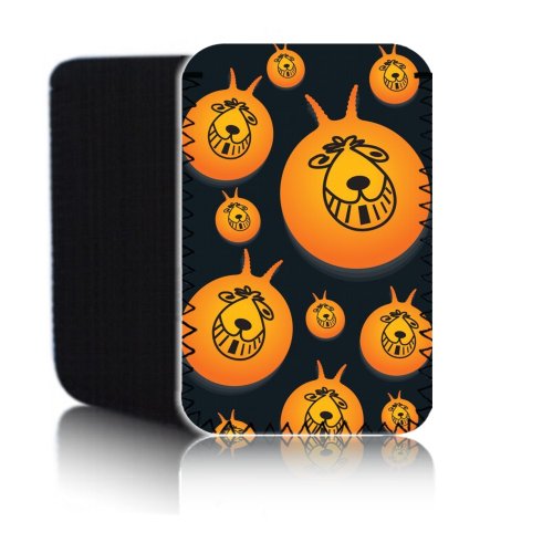 BIZEBEETAB Biz-E-Bee Exclusive 'Retro SPACEHOPPER 7hd' Neopreno para Nuevo Amazon Kindle Fire HDX 7 Inch 7 "2013 Tablet Funda  Shock/Funda de Neopreno Resistente al Agua, Funda, Antideslizante  UK