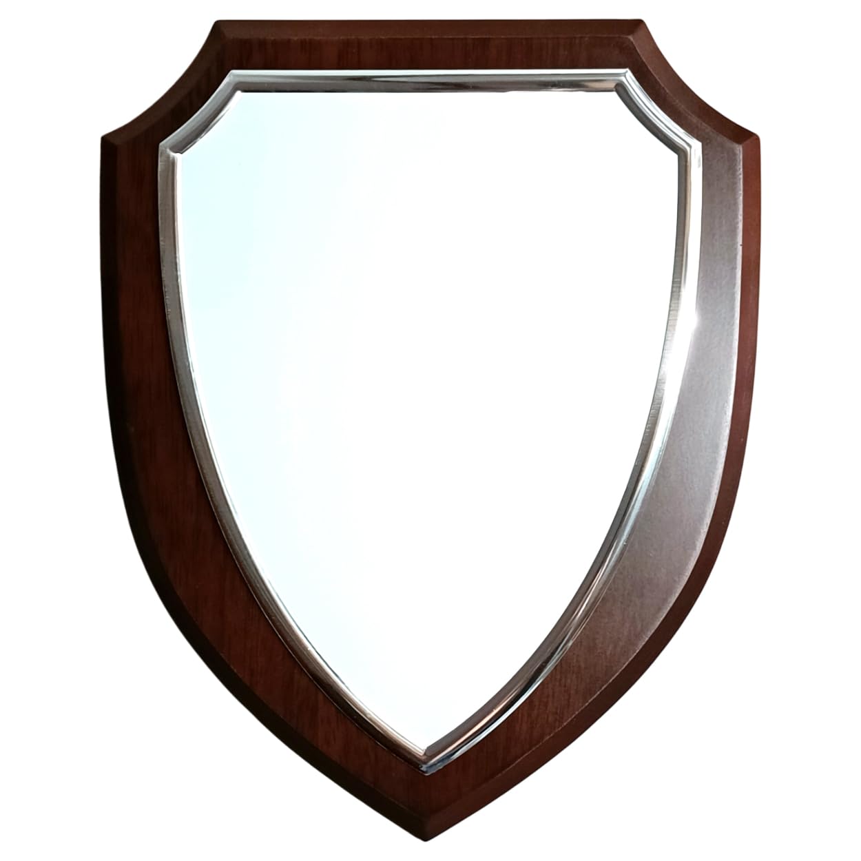 Crest in alluminio da appoggio oppure appendibile al muro con astuccio e stampa personalizzata