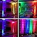 Upgraded 4 Lens DJ Disco Lamp for Parties Laser Light Show with 9 LED Strobe Lights Remote Control, Sound Activated Club for Home Party Birthday,Halloween,Christmas (36LEDs Par Lights 4 Pack)