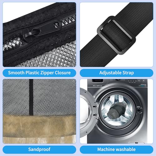 Image of Mildbeer 12x6x12 Mesh Crossbody Bag for Gym & Beach