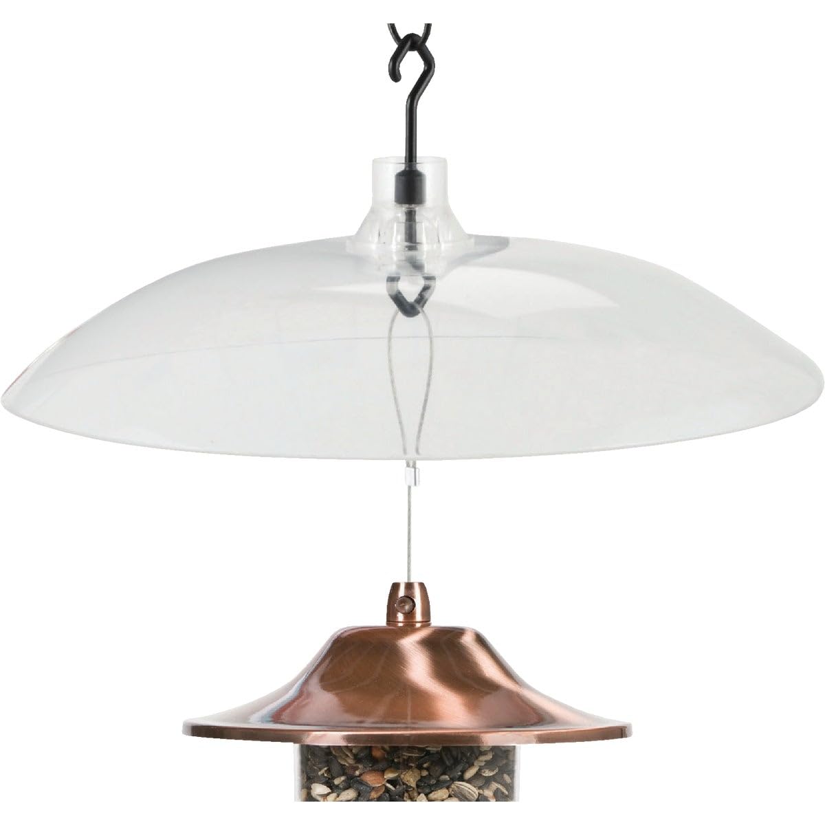 perky-pet 340 transparent 16-inch squirrel baffler