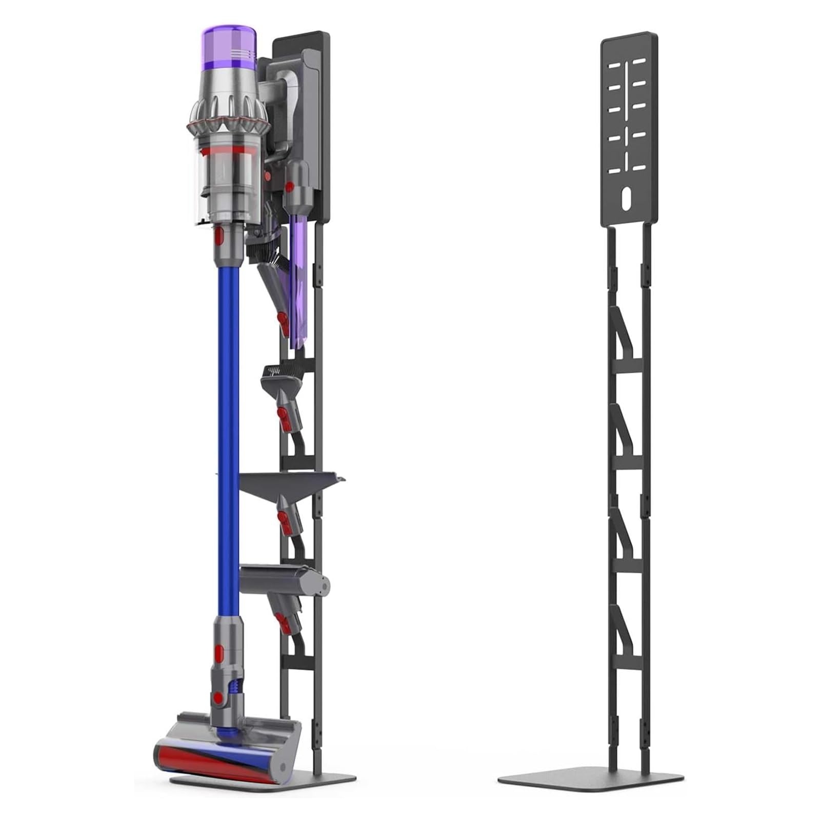 Vacuum Stand Vacuum Accessory Holder Compatible with Most Vacuum Handheld Cordless Cleaners Attachments Organizer Bracket & Attachment Storage