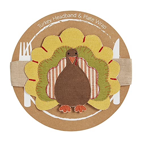 Mud Pie Children's Thanksgiving Yellow Turkey Headband, Yellow Mud Pie Children's Thanksgiving Yellow Turkey Headband, Yellow