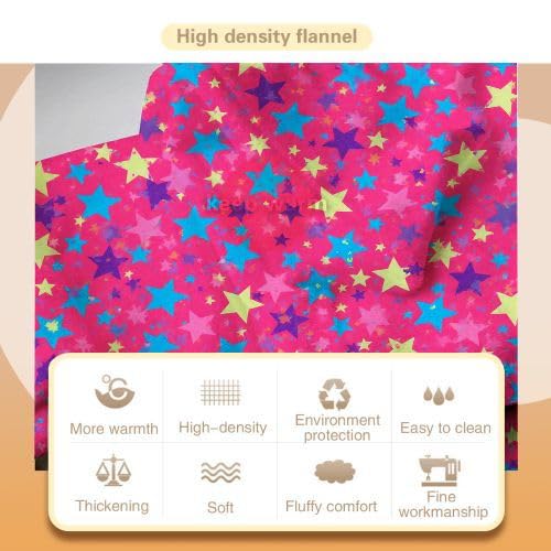 Mantas para Sofas Grandes 220x240 Estampado de Estrellas, Manta Termica Franela Mantilla Felpa para Cama 135/150, Mantitas Polar Suave y Cálida para Perro Mascota Habitacion Dormitorio_7229a