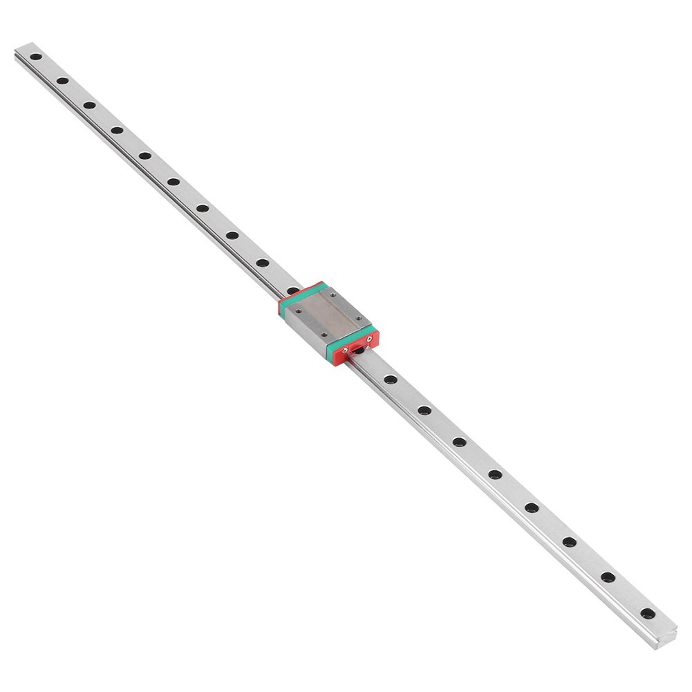 Rail de Glissière Linéaire, Rails Linéaires et Coulisseau, Bloc de Guidage pour Rail de Glissement Linéaire Miniature, 250 Mm 300 Mm 400 Mm 500 Mm (500mm)