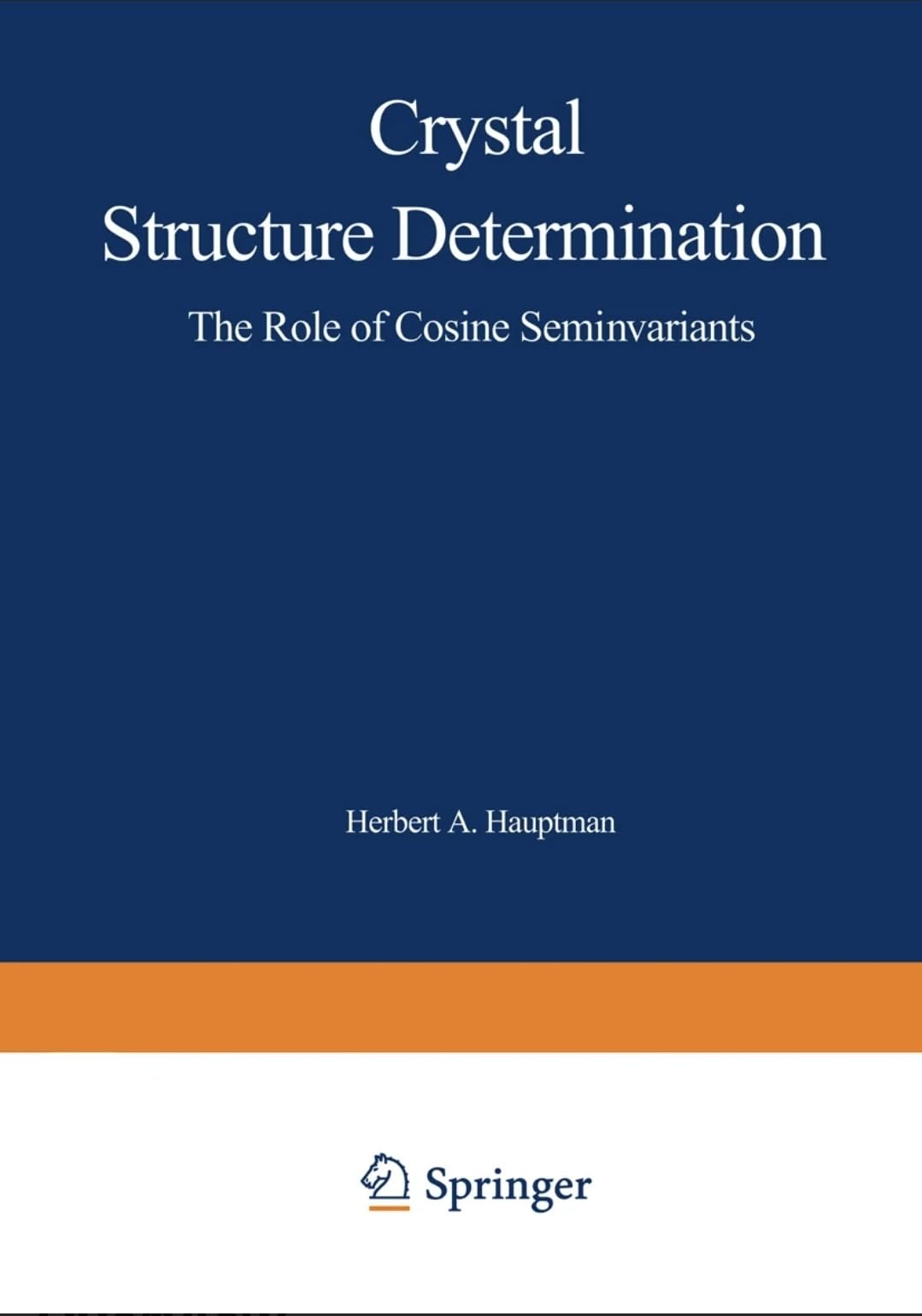 Buy Crystal Structure Determination — BookShops.in