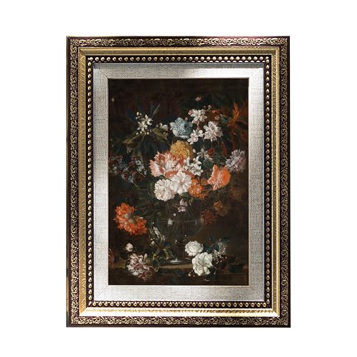 Bilderrahmen 15.3x20.4cm Vintage Gold, Retro Fotorahmen mit Wandhaken, antiker Rahmen mit...