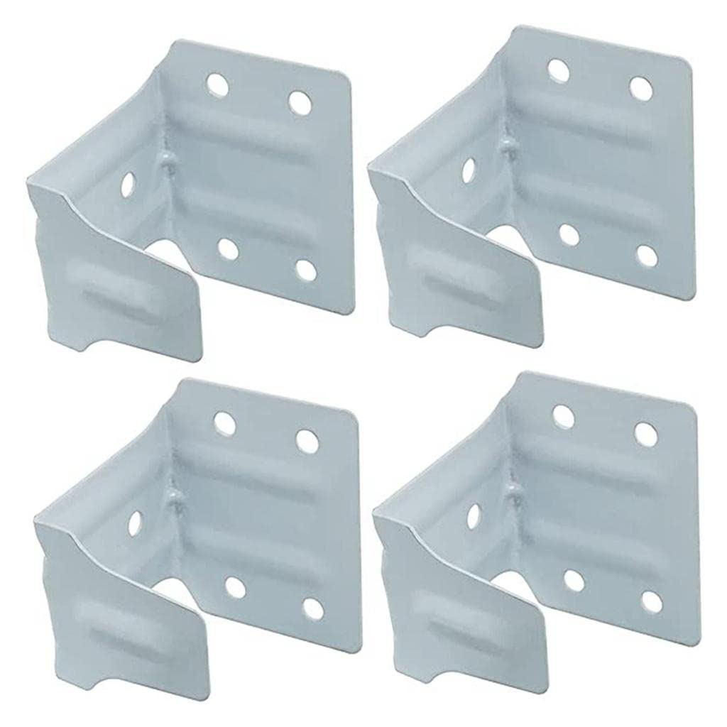 LOVIVER 4Pcs Center Support Bracket, Iron Holder for Faux Horizontal, Window