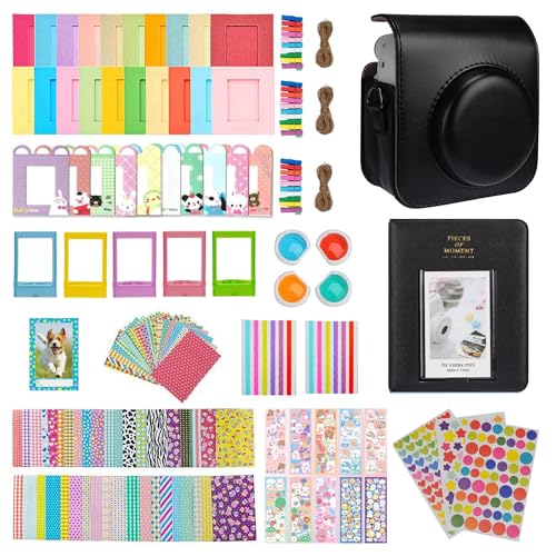 Meetikar Accesorios para Cámara Instax Mini 12: Funda, Álbum de