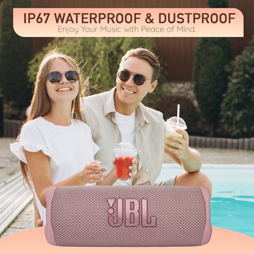 Image of JBL Flip 6 Portable Bluetooth Wireless Speaker, IP67 Waterproof and Dustproof Built-in Battery - Teal - Boomph's Comprehensive Ultimate Performance Cloth Solution for Your On-The-Go Sound Experience