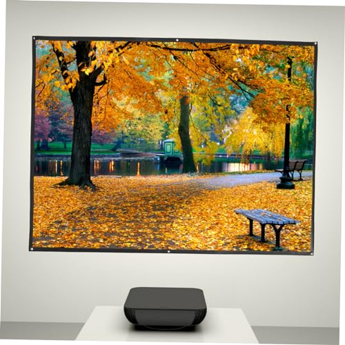 Pantalla de proyección portátil blanca fácil de instalar miniatura 3