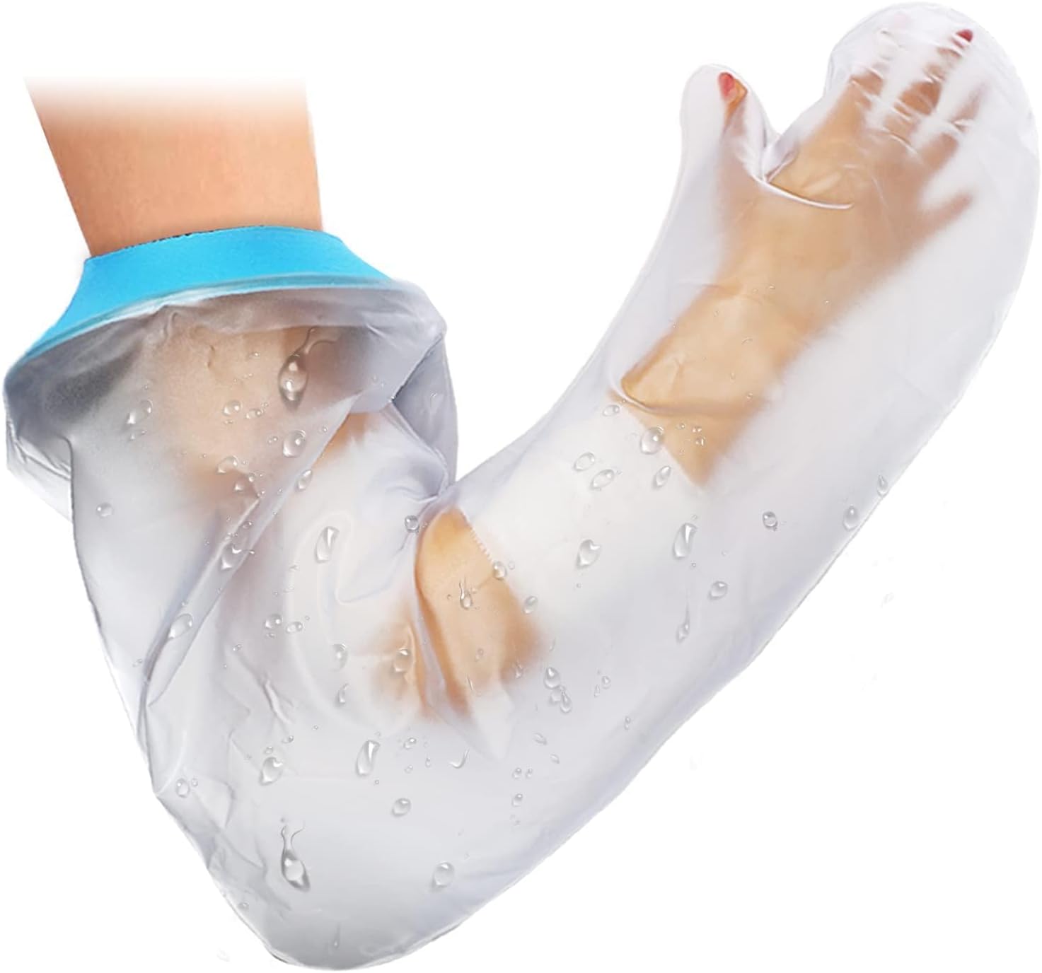 Cast Covers for Shower Arm Adult Waterproof Long full Protector Cover Soft Comfortable Watertight Seal to Keep Wounds Dry Bath Bandage Broken Hand,Wrist,Finger,Elbow Reusable Durable