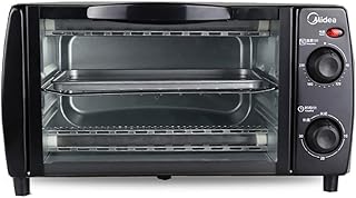 Mini piekarniki T1-L101B wielofunkcyjny piekarnik elektryczny, domowe sterowanie temperaturą 750 W do pieczenia mały piekarnik, czarna pojemność 10L piekarnik elektryczny ze stali nierdzewnej