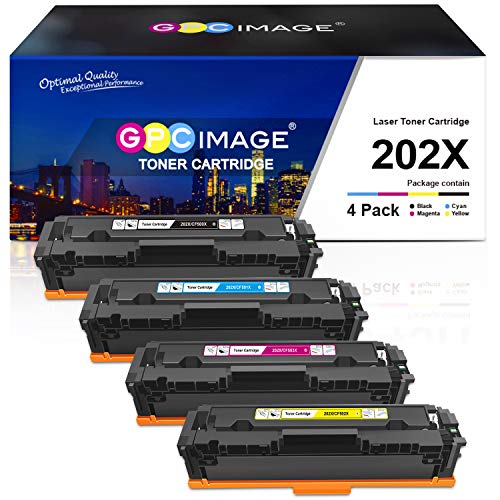 GPC Image Compatible Toner Cartridge Replacement for HP 202X 202A CF500X CF500A to