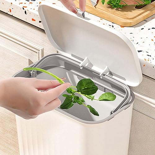 Caneca de basura para cocina STOBAZA 3 galones con tapa miniatura 3