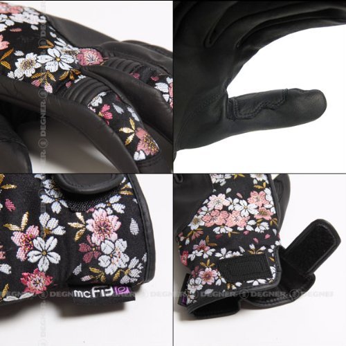 Amazon.co.jp: デグナー 花山 ツーリンググローブ TG-25K 京桜