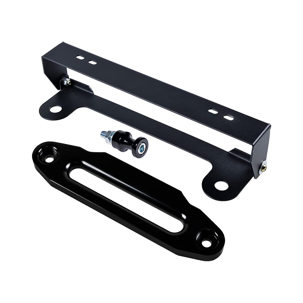 AMOPACORP Set Black Winch Rope Hook Stand and Aluminum Standard 10
