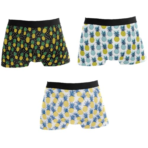 Men's Boxer Briefs Underwear Men Pack of 3, Multipack S 208001