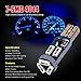 DODOFUN High Bright Deep Blue T5 37 74 PC74 PC37 LED Bulb with Twist Lock Socket for Dashboard Instrument Panel Gauge Cluster Light and Map Vanity Mirror Glove Box Indicator Light