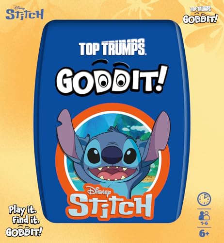 Top Trumps Stitch Goddit! Card Game for Kids and Adults Family Game Travel Game 1 to 6 Players Makes a Great Gift for Ages 6 plus - Image 2