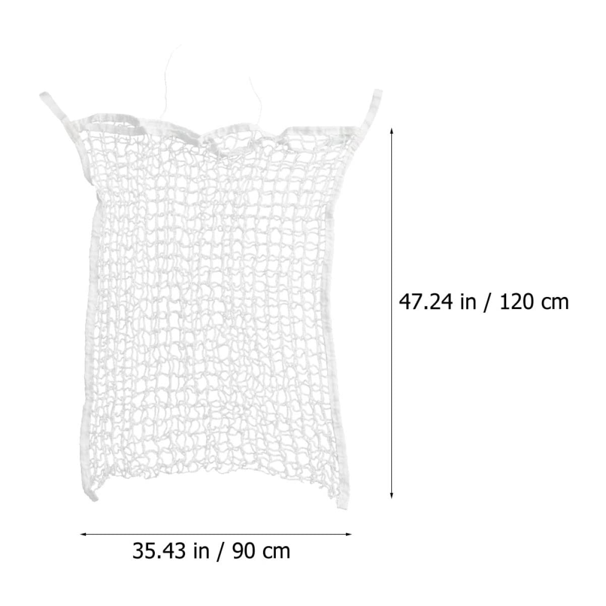Garneck 1pc Slow Feed Horse Hay Bag Durable Equestrian Fodder Net for Natural Feeding Prevents Bloat Easy Hanging Design for Farm Use