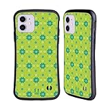 Head Case Designs Floral Peridot Bohemian Patterns Hybrid Case Compatible with Apple iPhone 11