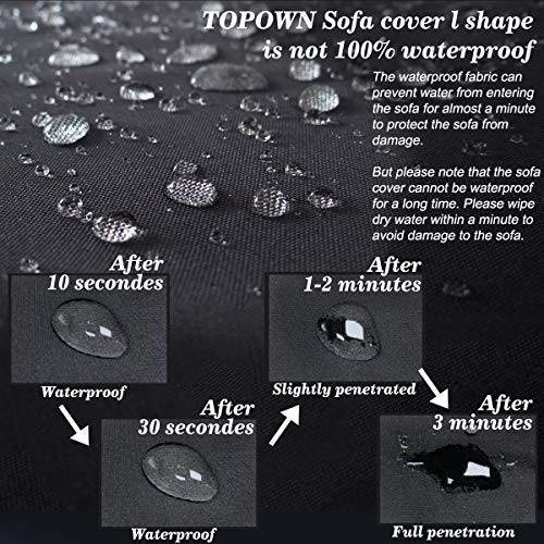 TOPOWN Fodera per divano angolare impermeabile