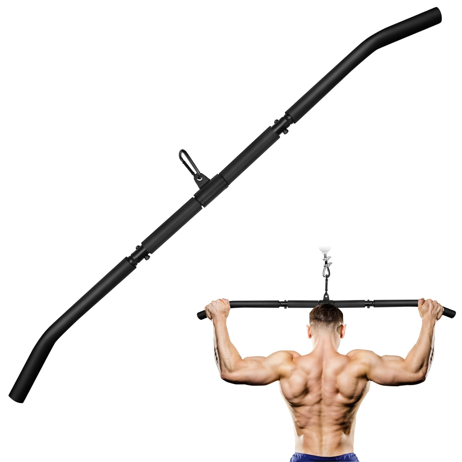 Barra Z Musculación Ripley BARRA V PARA POLEA ENTRENA Bu00cdCEPS