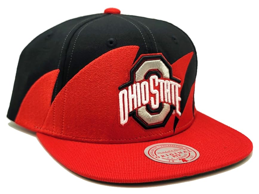 Mitchell & Ness Ohio State University Buckeyes Gorra Snapback miniatura 2