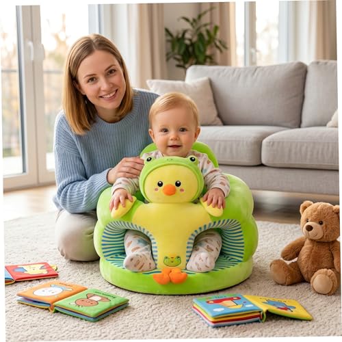 Sièges d'appoint bébé canard jaune avec canapé assis stable épais