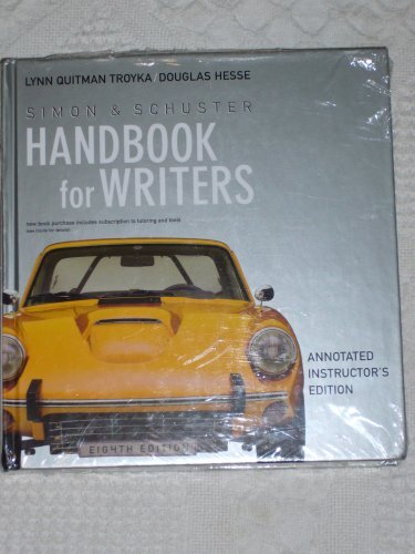 Simon & Schuster Handbook for Writers: Annotate... 0131993860 Book Cover