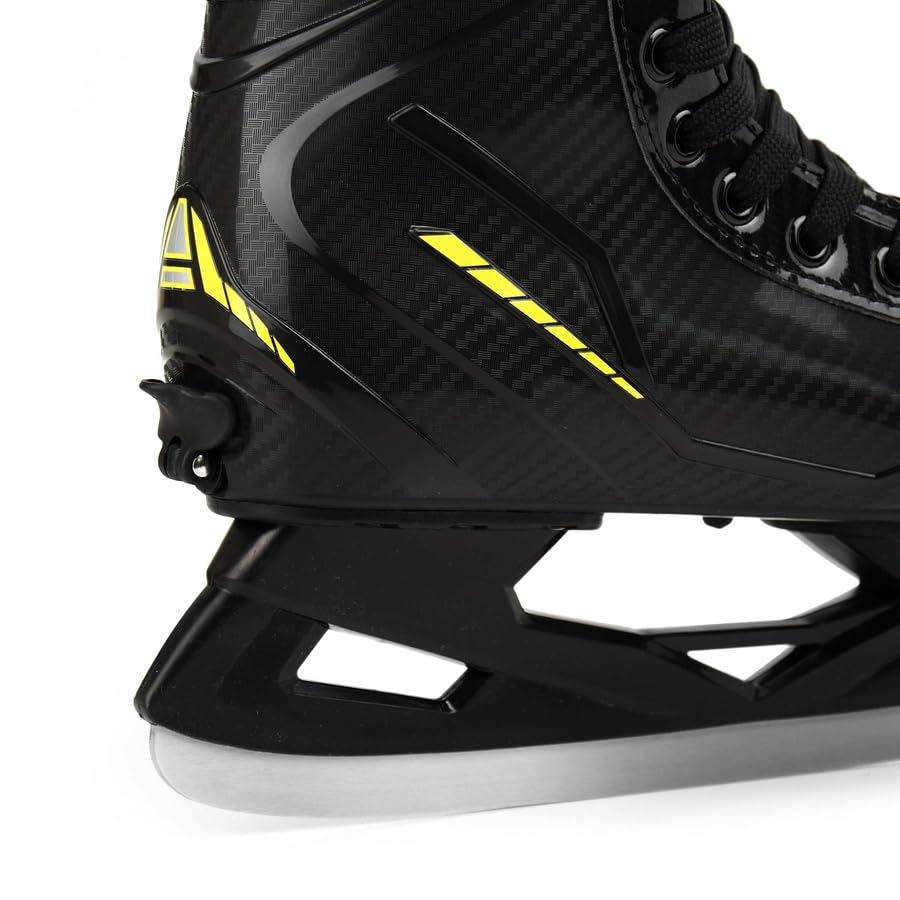 Pattini da hockey per bambini, regolabili, da hockey su ghiaccio, SMJ UT500
