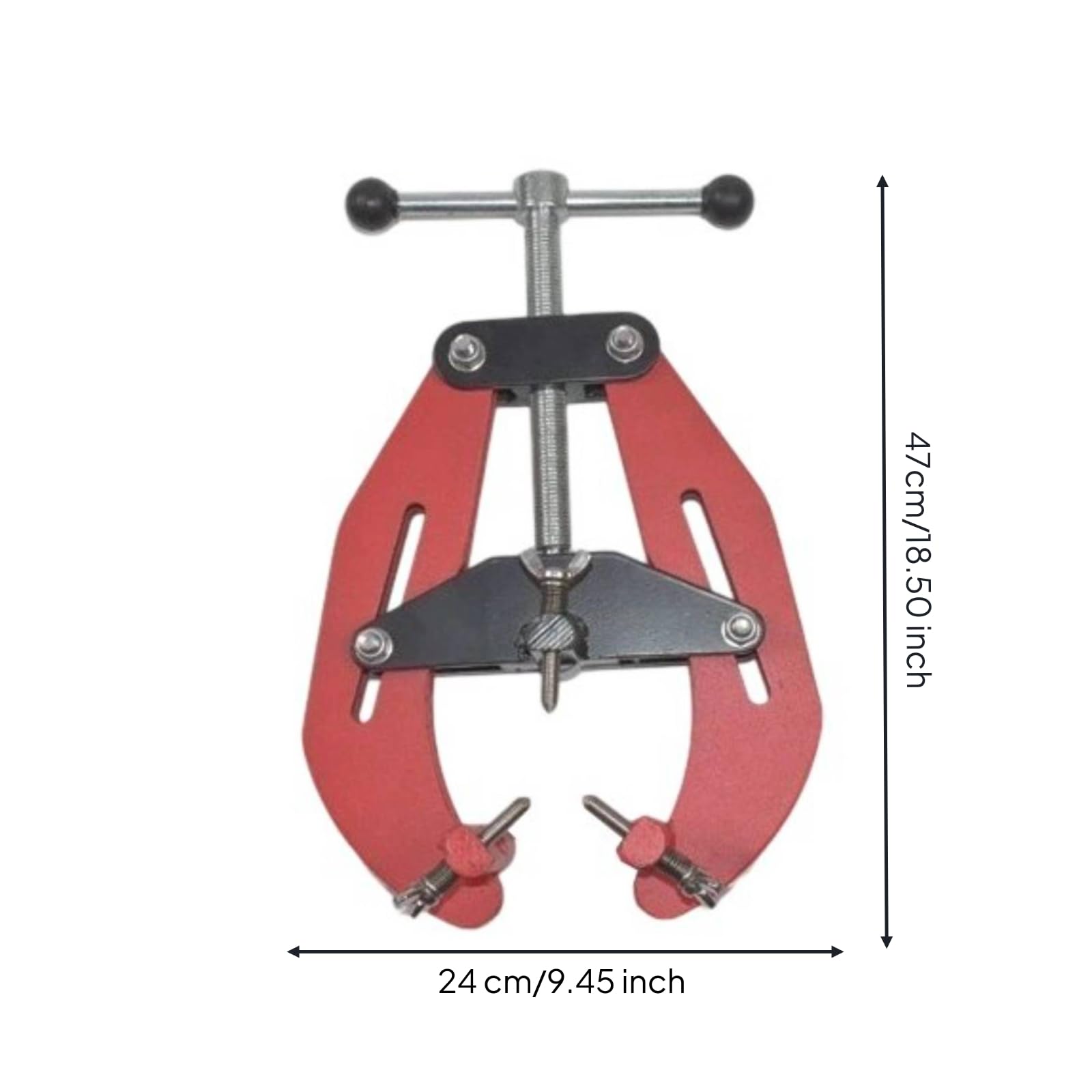 F Fityle Abrazadera de Soldadura de Tubería Abrazadera de Alineación Abrazadera de Tubos Construcción de Acero con Placas de Sujeción y Componentes, 6 Pulgadas
