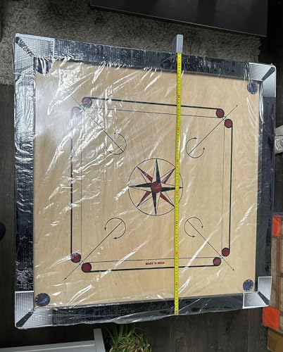 Carrom Board with 2 Inch Frame | Smooth & Fast Play | Home & Club Use - 83 Cm without Stand