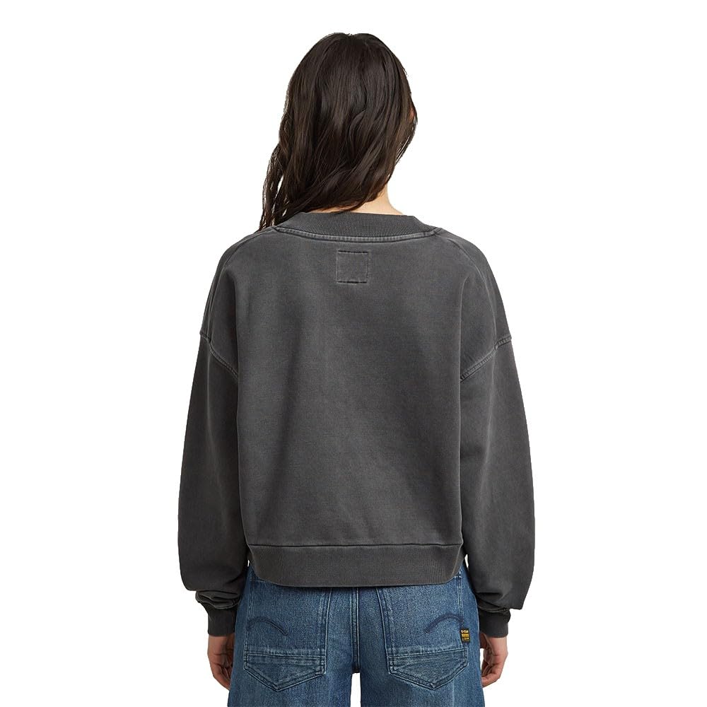 G-Star Washed Loose V Sw Wmn Sudadera Mujer