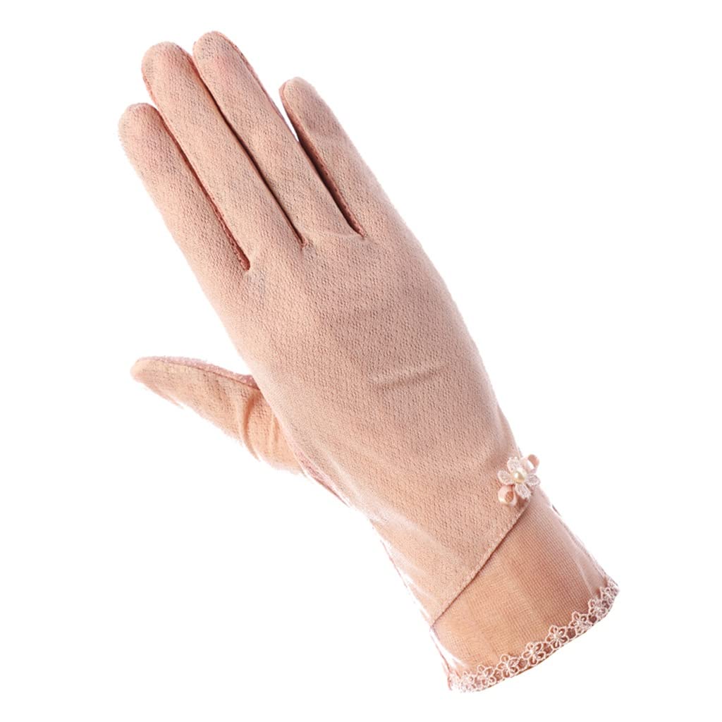 Gloves Women's Thin Touch Screen Breathable Sunshade Ice Silk Riding Tram Driving Gloves