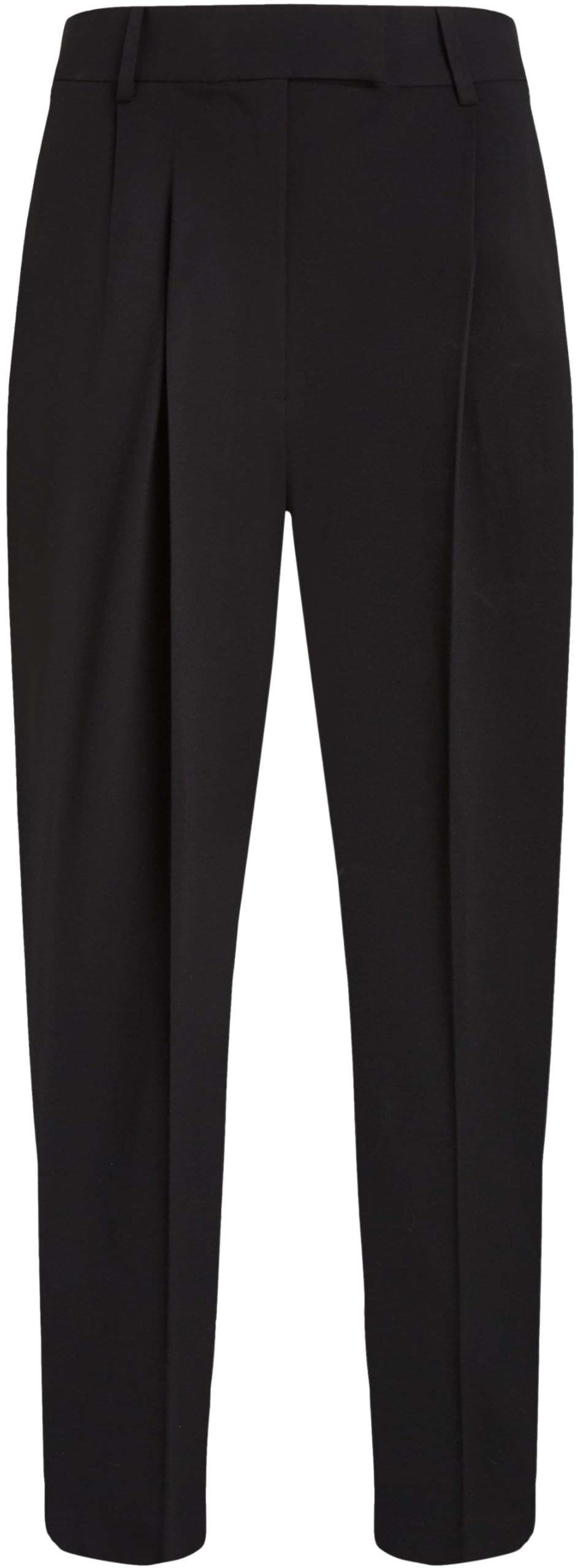 Tommy Hilfiger Damen Stoffhose Stretch Tapered Knöchelfrei