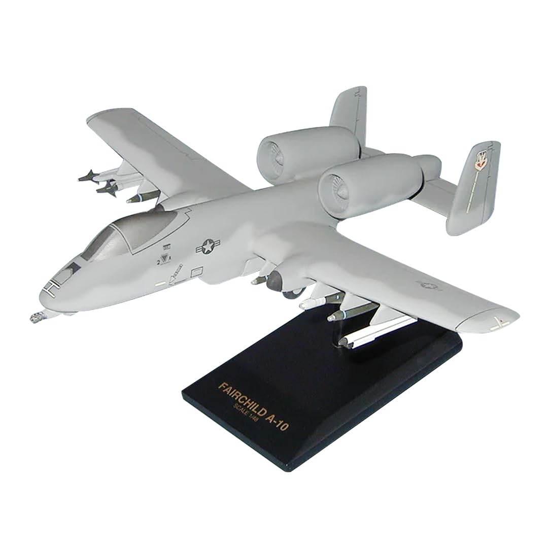 Republic A-10 Thunderbolt Air Force Ground Support Tank Killer Desktop Display Airplane Model Scale 1/48