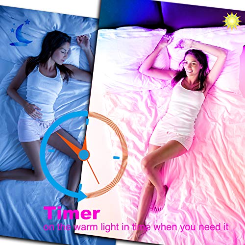 Dalattin 25Ft Led Lights 300Led Bright Led Lights For Bedroom With App Control Music Sync Color Changing Led Strip Lights thumb #2