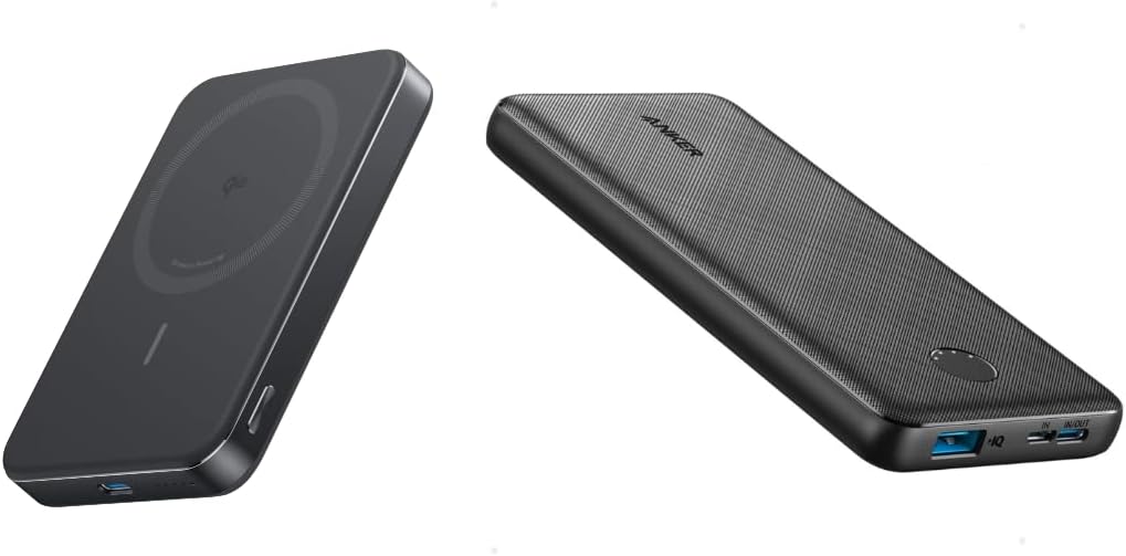Anker MagGo Power Bank, Ultra-Slim 10,000mAh Magnetic Battery Pack Power Bank (PowerCore 10K)