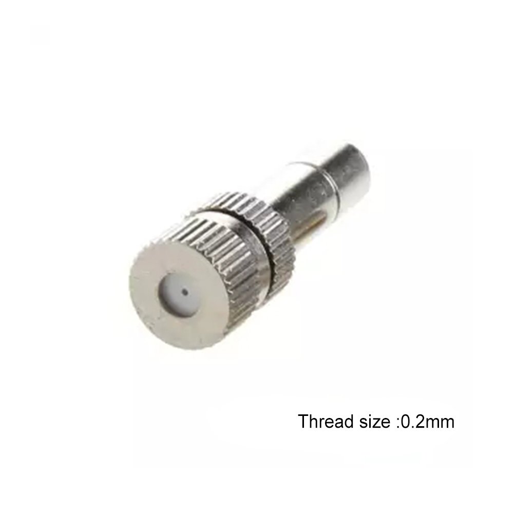Yius Lot de 10 buses de brume d'eau, tête d'arrosage réglable en laiton, micro brumisation, serre, semis, accessoires pour arrosage de jardin