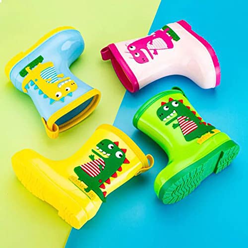 Toddler Kids Children Rain Boots Boys Girls Baby Cartoon Animals Waterproof Shoes Non Slip Rubber Toddler Snow Boot3