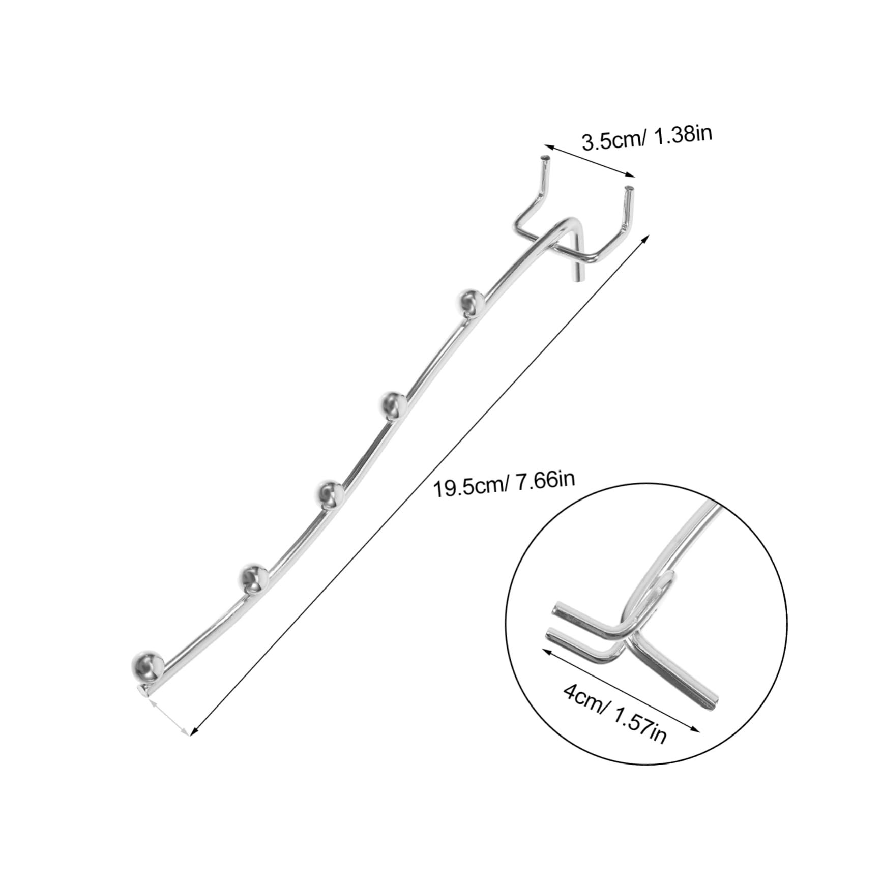 BUGUUYO Garage Hanging Hooks 10 Pack Heavy Duty Pegboard Hooks for Wall Easy Install