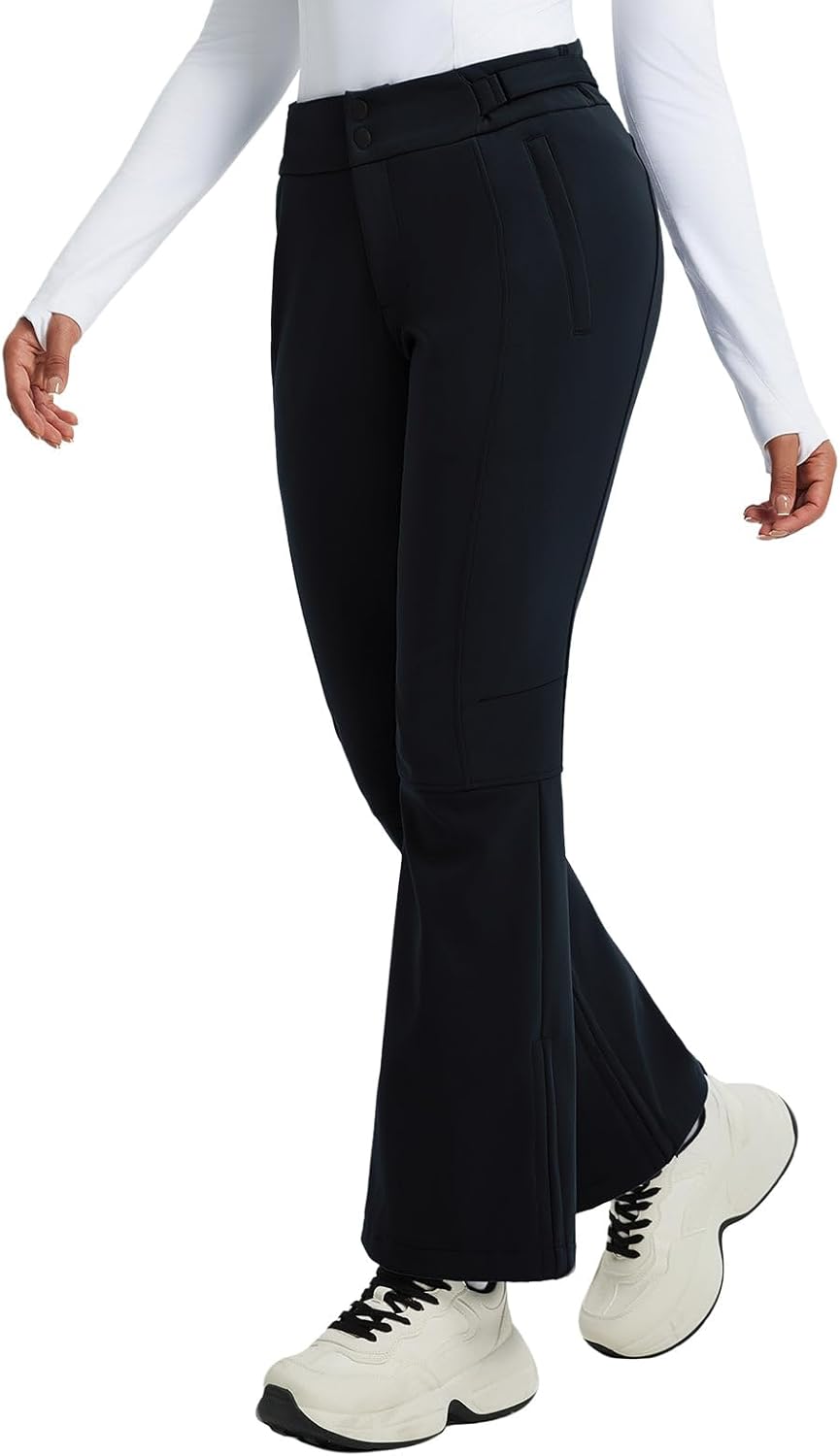 BALEAF Women's Snow Pants Insulated Waterproof Slim Ski Pants Snowboard Winter Cold Weather Gear